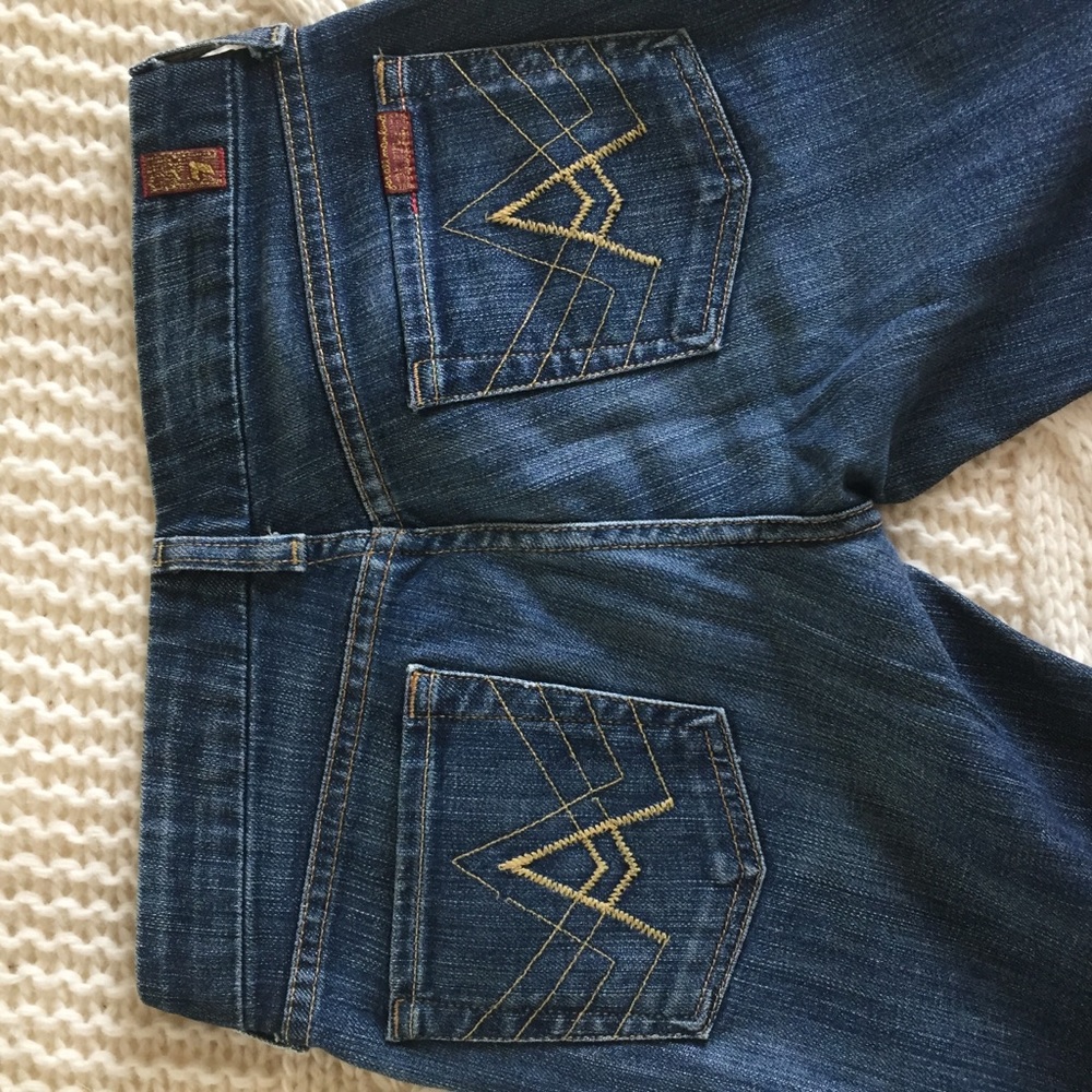 ‘Vintage’ Seven for All Mankind Jeans- ‘A’ Pocket